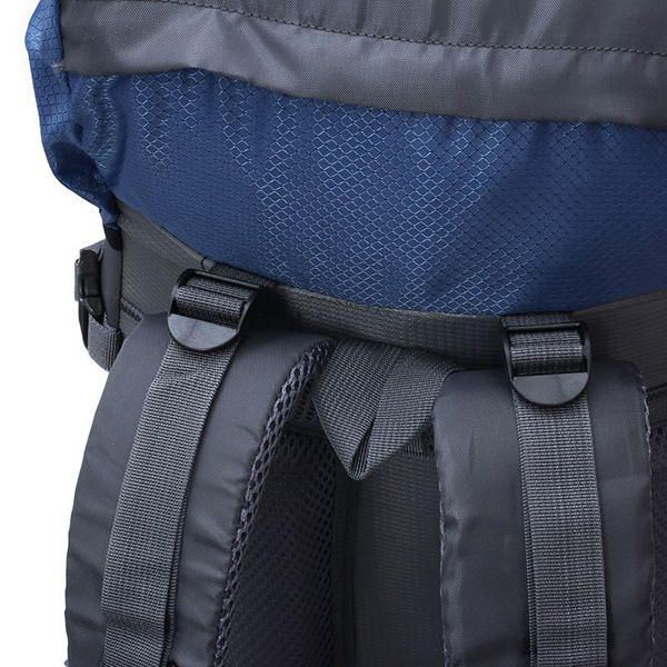 Herren 60l Outdoor Trekking Rucksack Wasserdichte Nylon Reisetasche Campingtasche