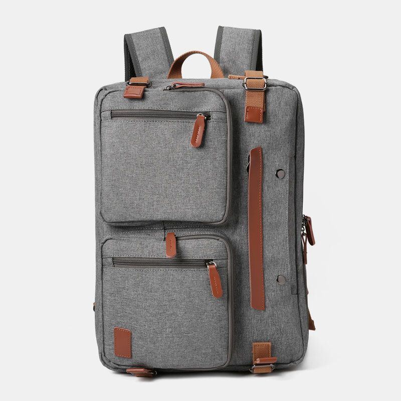 Herren Casual Multicarry Große Kapazität 15.6/17 Zoll Laptoptasche Rucksack Umhängetasche Mit Mehreren Taschen