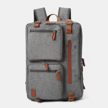 Herren Casual Multicarry Große Kapazität 15.6/17 Zoll Laptoptasche Rucksack Umhängetasche Mit Mehreren Taschen