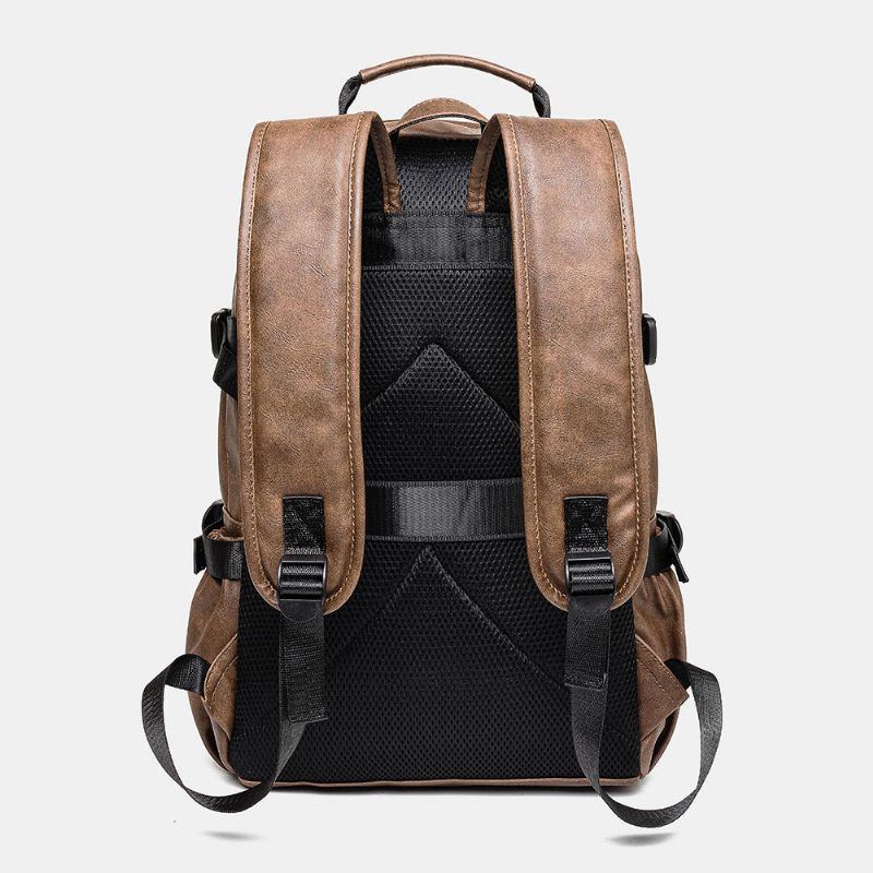 Herren Freizeit Retro Usb Lade Multifunktionsrucksack