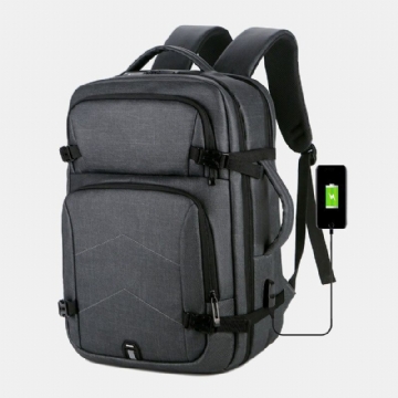 Herren Große Kapazität Wasserdichte Usb Aufladung 16 Zoll Laptoptasche Business Outdoor Handtaschen Rucksack