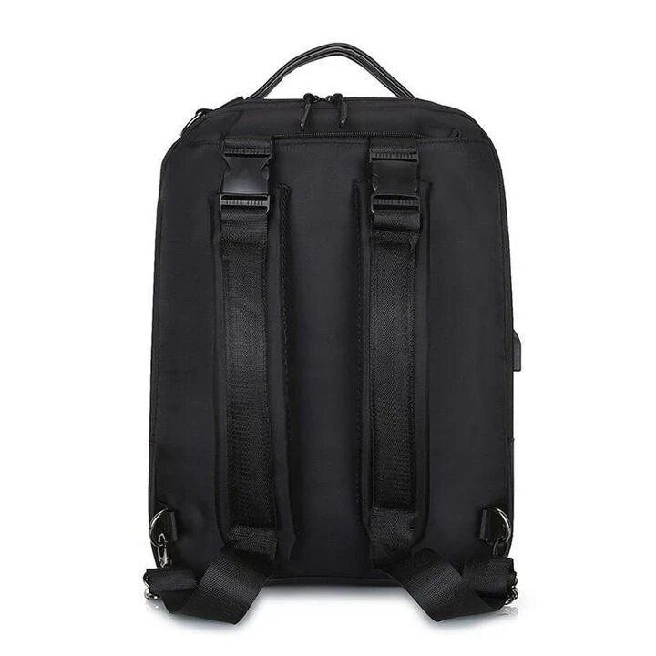 Herren Neu Multifunktionaler Rucksack Umhängetasche Business Bag Mit Usb Ladeanschluss