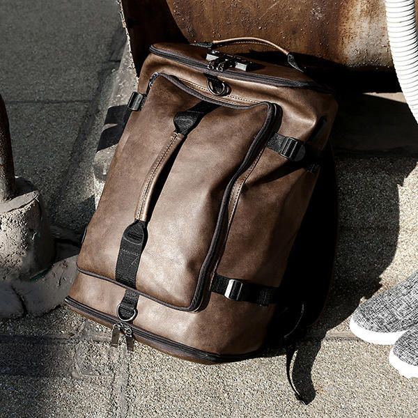 Herren Retro Designer Rucksack Mit Großem Fassungsvermögen