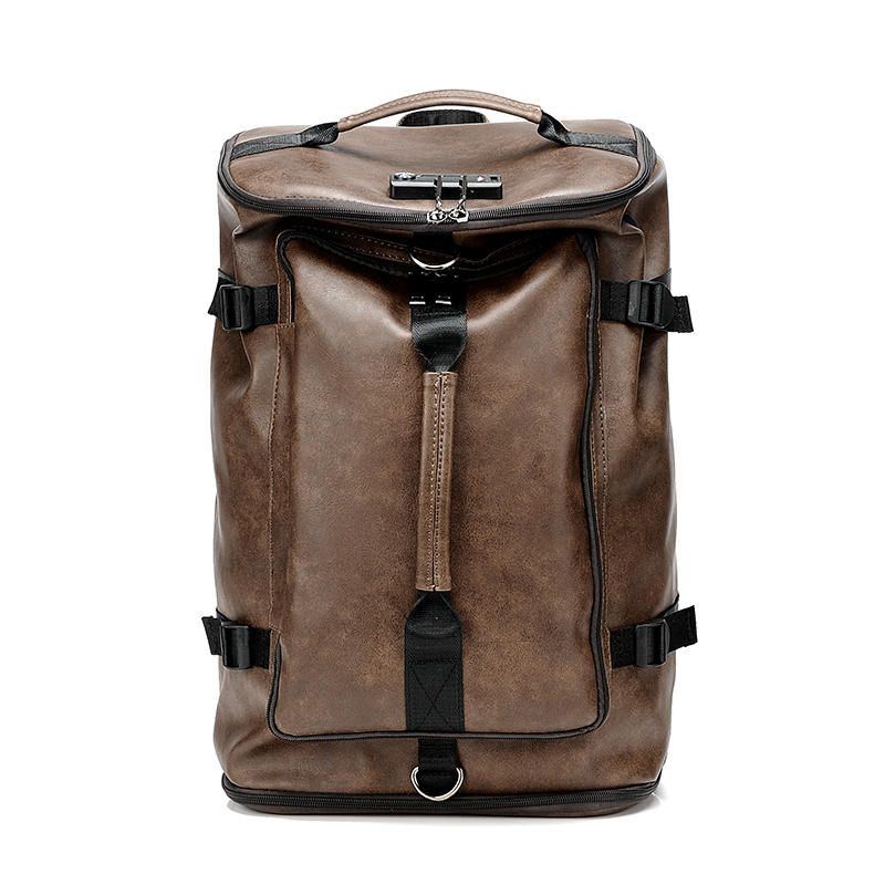 Herren Retro Designer Rucksack Mit Großem Fassungsvermögen