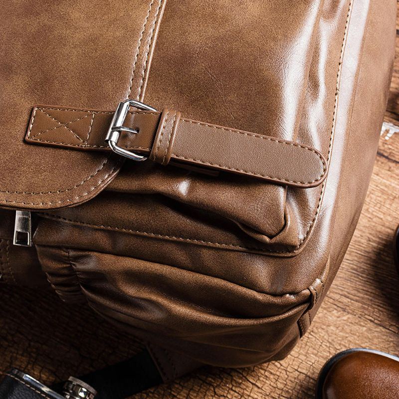 Herren Retro Freizeit Anti Diebstahl Rucksack Mit Großem Fassungsvermögen Und Usb Ladeanschluss