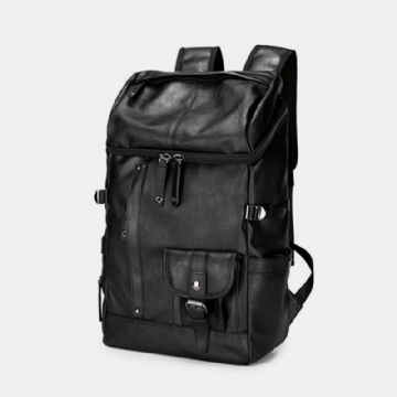 Herren Rucksack Aus Kunstleder Mit Großem Fassungsvermögen Für Outdoor Reisen Schultasche