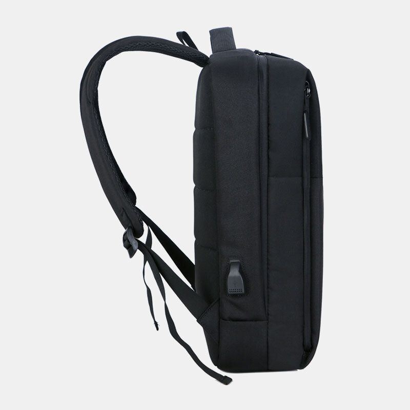 Herren Rucksack Aus Polyester Mit Usb Aufladung Und Großem Fassungsvermögen Für Business Laptops