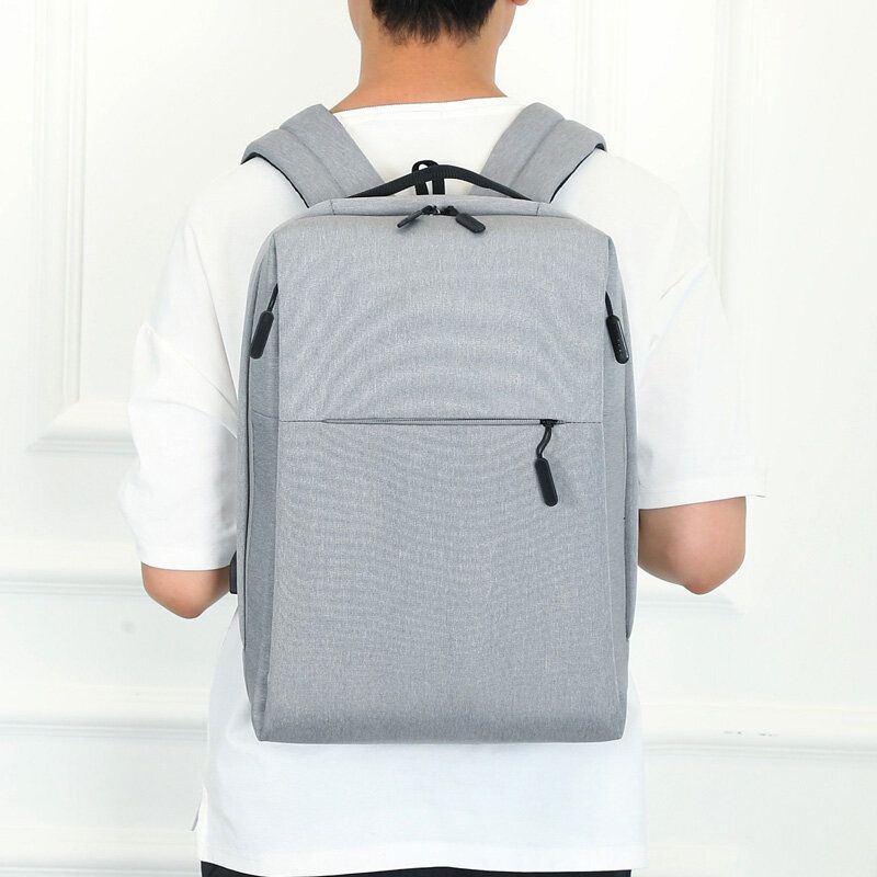 Herren Rucksack Aus Polyester Mit Usb Aufladung Und Großem Fassungsvermögen Für Business Laptops