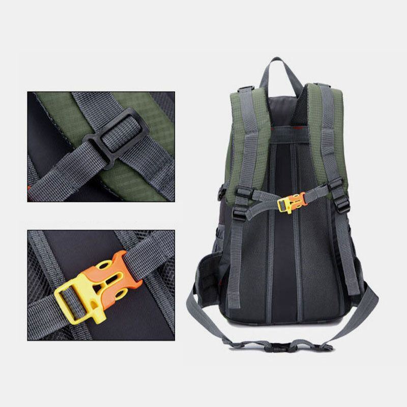 Herren Rucksack Mit Großem Fassungsvermögen 40 L Mehreren Taschen Kratzfest Belastbar Bergsteigen Multifunktionsschnalle Outdoor Rucksack