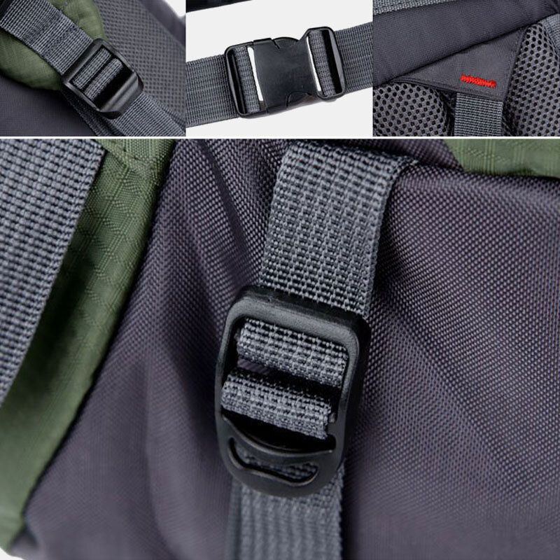 Herren Rucksack Mit Großem Fassungsvermögen 40 L Mehreren Taschen Kratzfest Belastbar Bergsteigen Multifunktionsschnalle Outdoor Rucksack