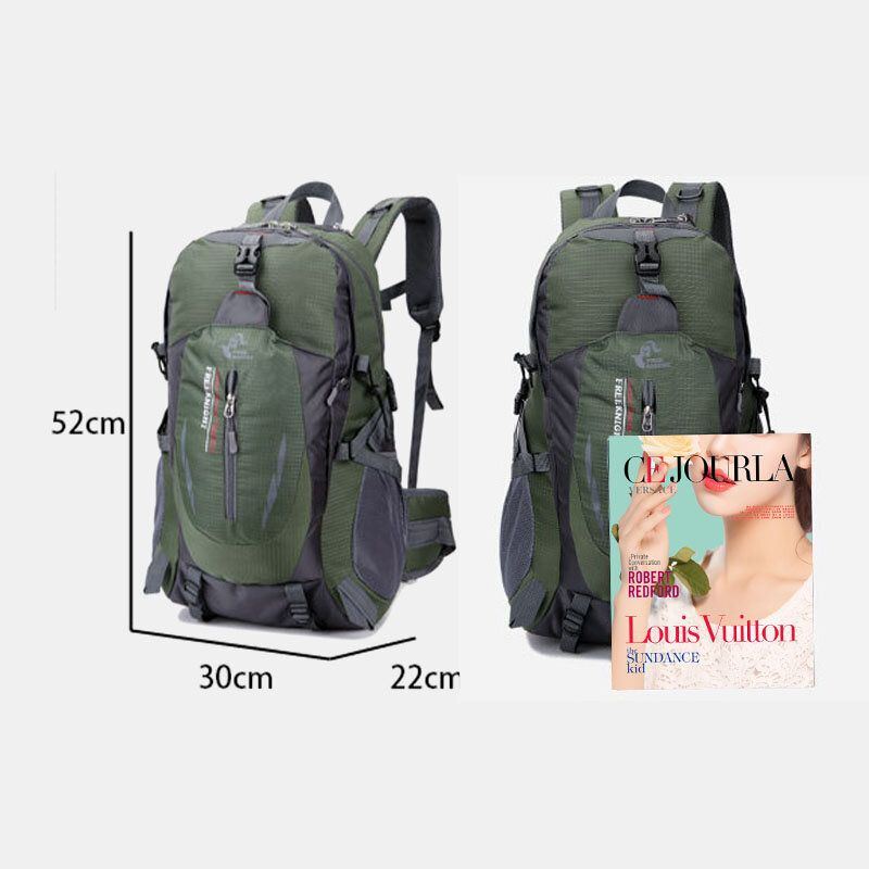 Herren Rucksack Mit Großem Fassungsvermögen 40 L Mehreren Taschen Kratzfest Belastbar Bergsteigen Multifunktionsschnalle Outdoor Rucksack