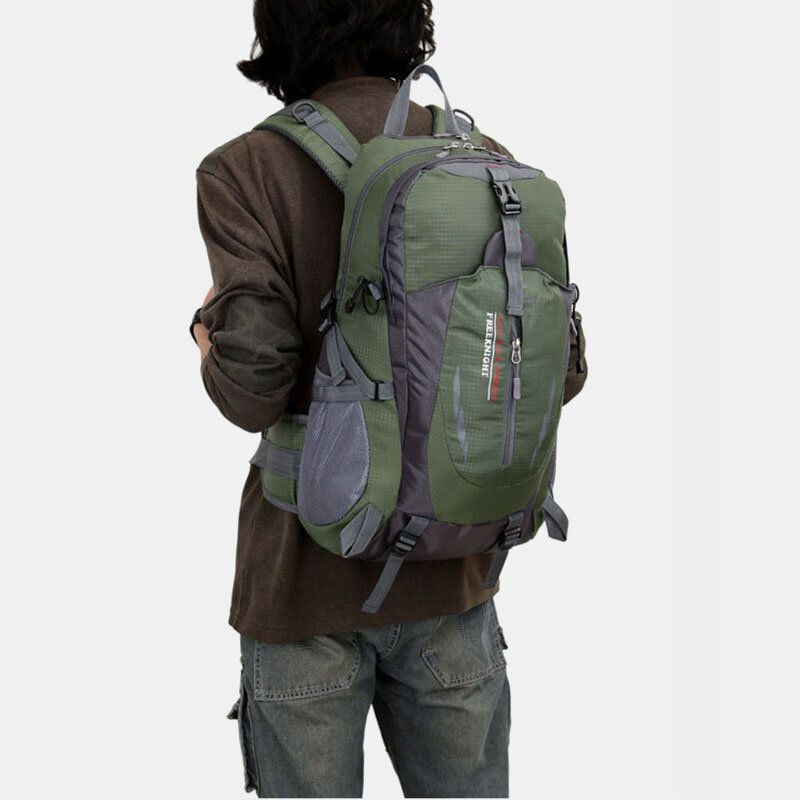 Herren Rucksack Mit Großem Fassungsvermögen 40 L Mehreren Taschen Kratzfest Belastbar Bergsteigen Multifunktionsschnalle Outdoor Rucksack