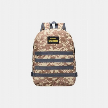 Herren Unisex Camouflage Oxford Stoff Student Schultasche Fashion Game Trend Rucksack