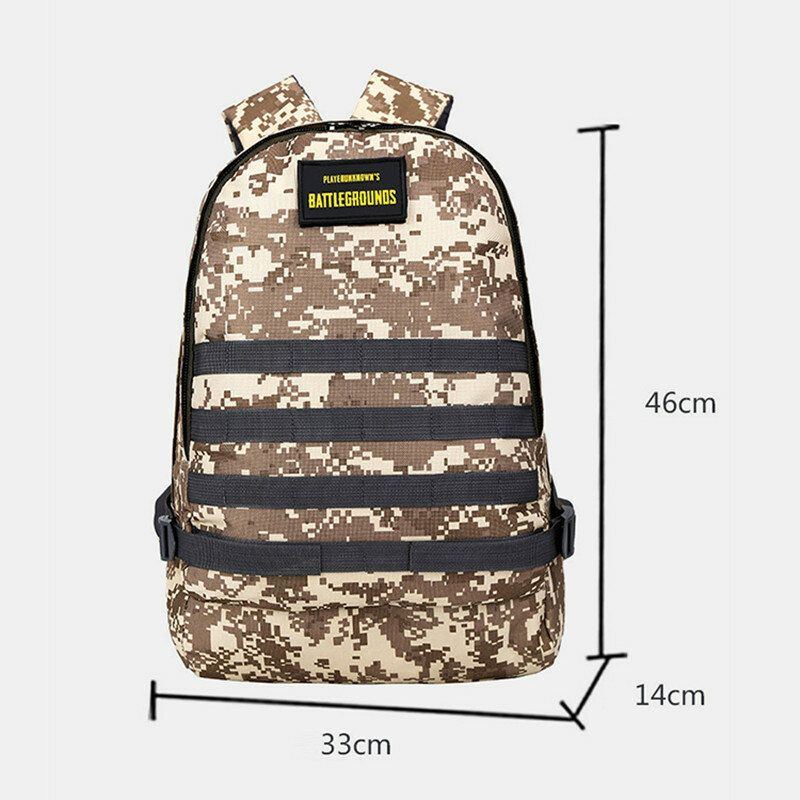 Herren Unisex Camouflage Oxford Stoff Student Schultasche Fashion Game Trend Rucksack