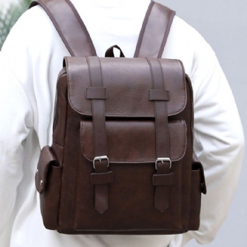 Herren Vintage 14 Zoll Laptop Rucksack Mit Großer Kapazität