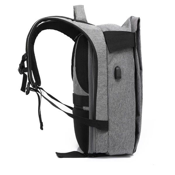 Herrenmode Anti Diebstahl Rucksack Lässige Wasserdichte Reisetasche Laptoptasche Mochila Mit Usb Anschluss