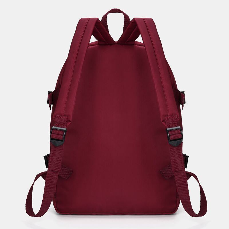 Lässiger Rucksack Aus Nylon Mit Mehreren Taschen Für Damen Schultasche