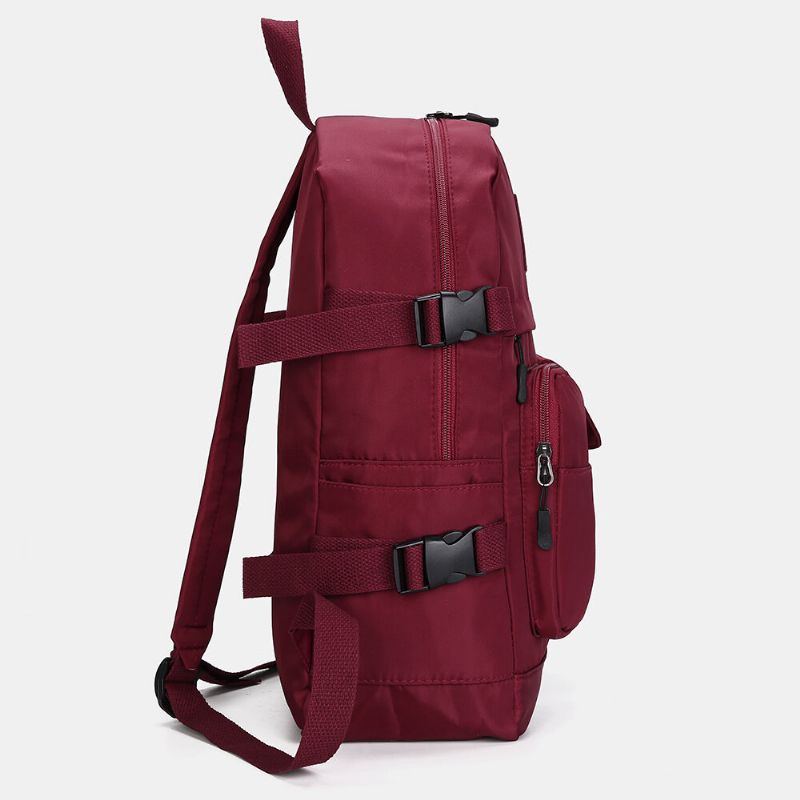 Lässiger Rucksack Aus Nylon Mit Mehreren Taschen Für Damen Schultasche