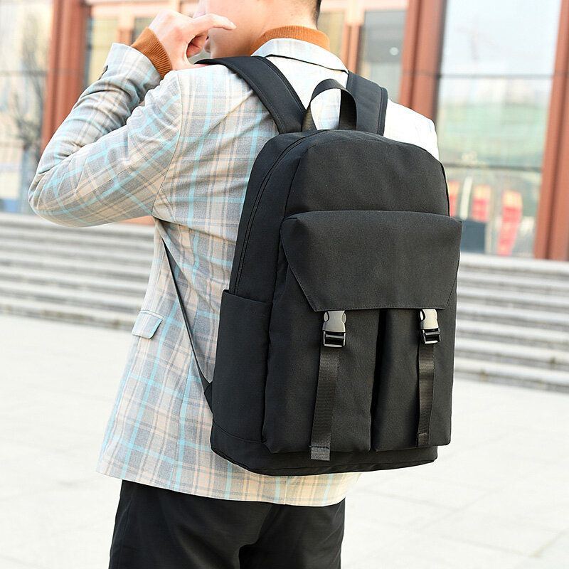 Herren Casual Wild 15.6 Zoll Laptoptasche Mit Großer Kapazität Usb Aufladung Wasserdichter Schultaschenrucksack