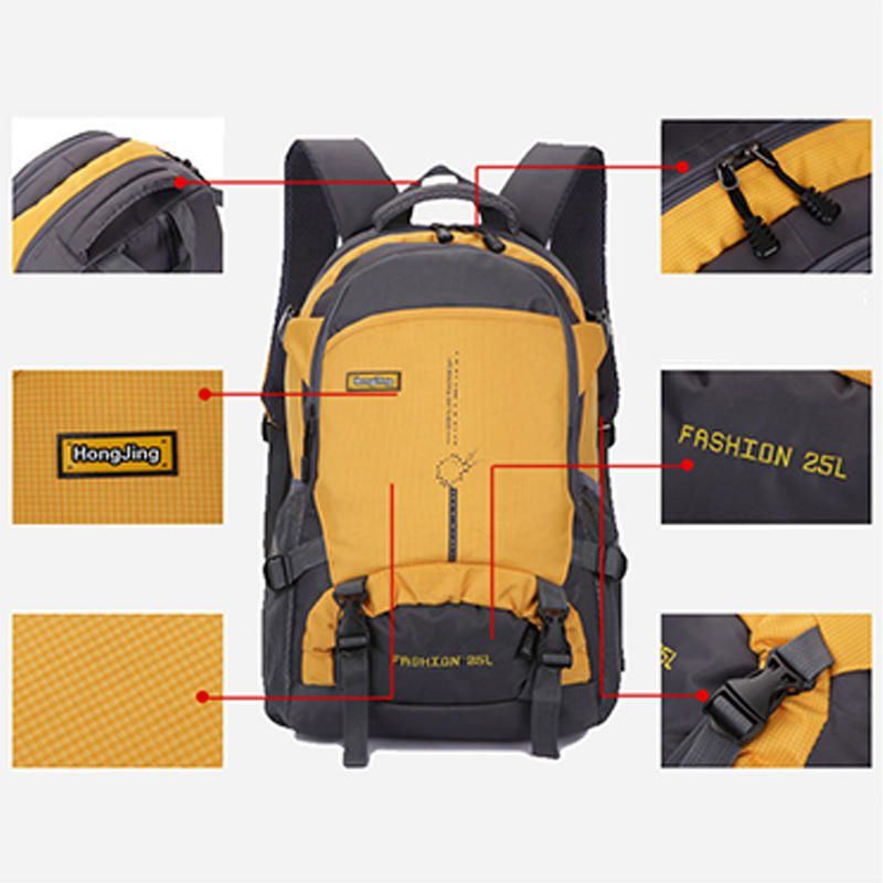 Herren Damen Große Kapazität Leichter Rucksack Reisesport Campingtasche