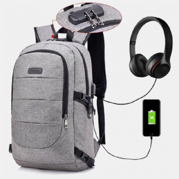 Herren Damen Große Kapazität Mode Anti Diebstahl Usb Rucksack Outdoor Reisetasche