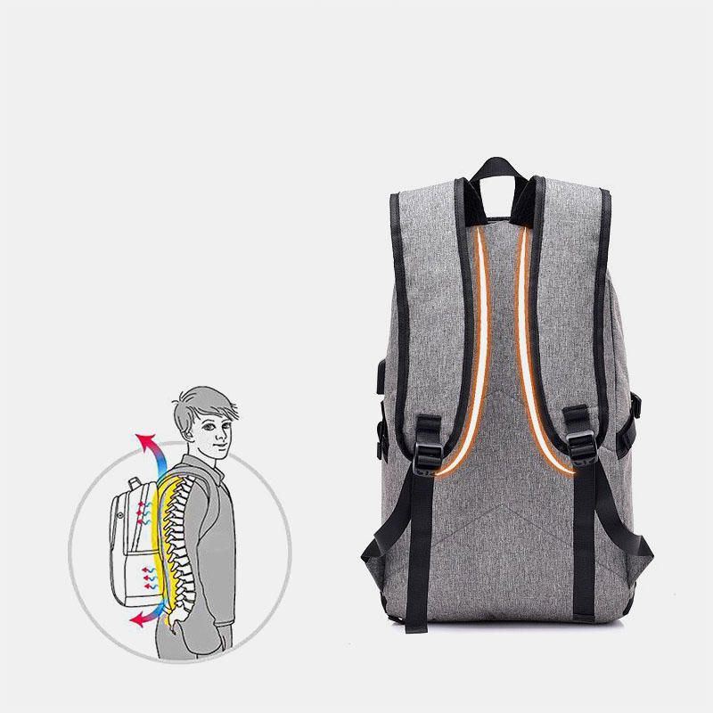 Herren Damen Große Kapazität Mode Anti Diebstahl Usb Rucksack Outdoor Reisetasche