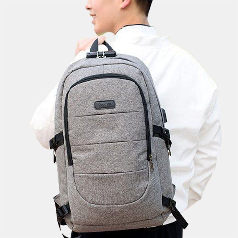 Herren Damen Große Kapazität Mode Anti Diebstahl Usb Rucksack Outdoor Reisetasche