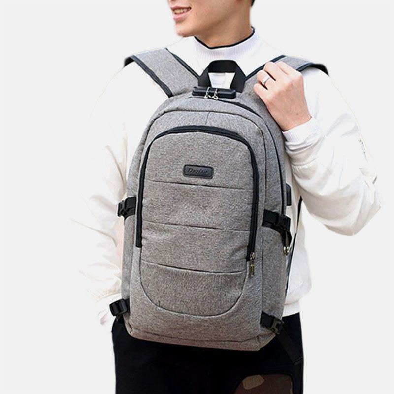 Herren Damen Große Kapazität Mode Anti Diebstahl Usb Rucksack Outdoor Reisetasche