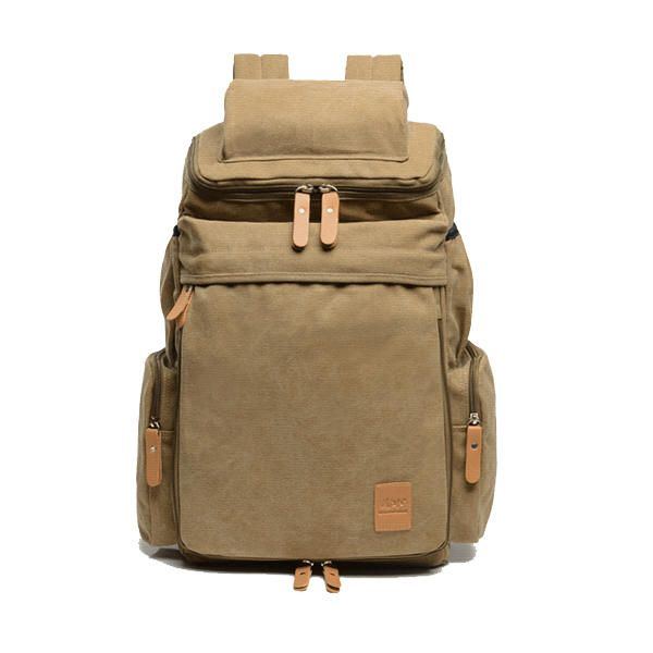 Herren Damen Große Kapazität Schule Laptop Rucksack Leinwand Lässiger Rucksack