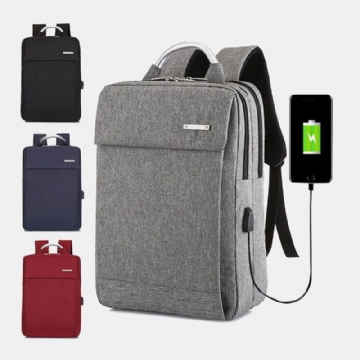 Herren Damen Usb Computerrucksack Mit Großer Kapazität