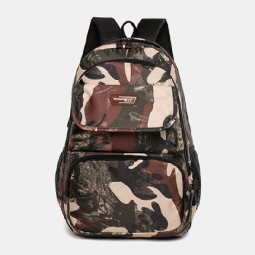 Herren Große Kapazität Camouflage Wasserdichte Schüler Schultasche 15.6 Zoll Laptoptasche Reise Outdoor Rucksack