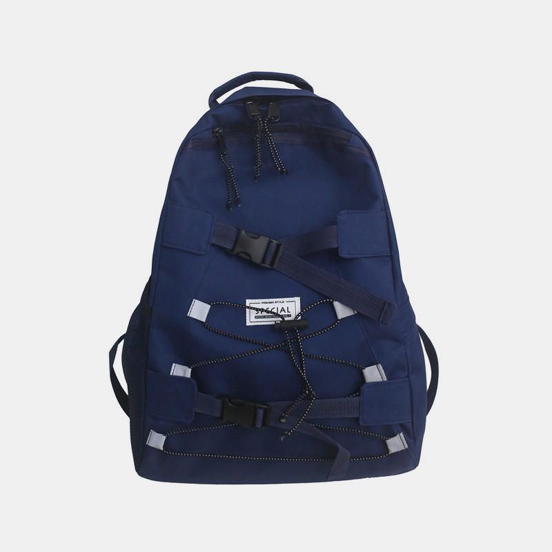 Herren Mode Leichter Rucksack Super Reflektierender Gürtel Lässige Werkzeugtasche Mit Großer Kapazität