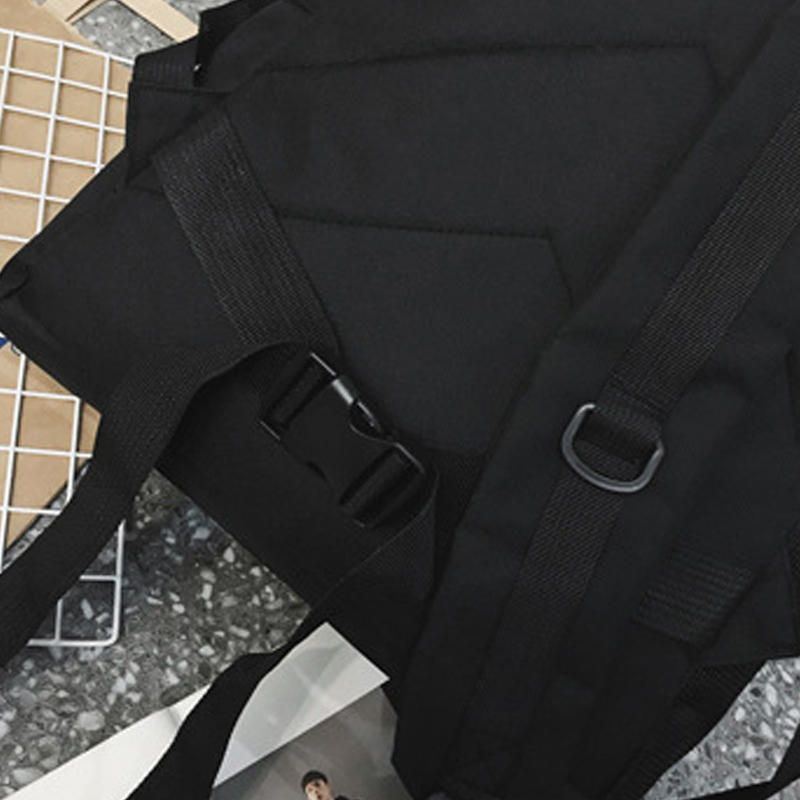 Herren Mode Leichter Rucksack Super Reflektierender Gürtel Lässige Werkzeugtasche Mit Großer Kapazität