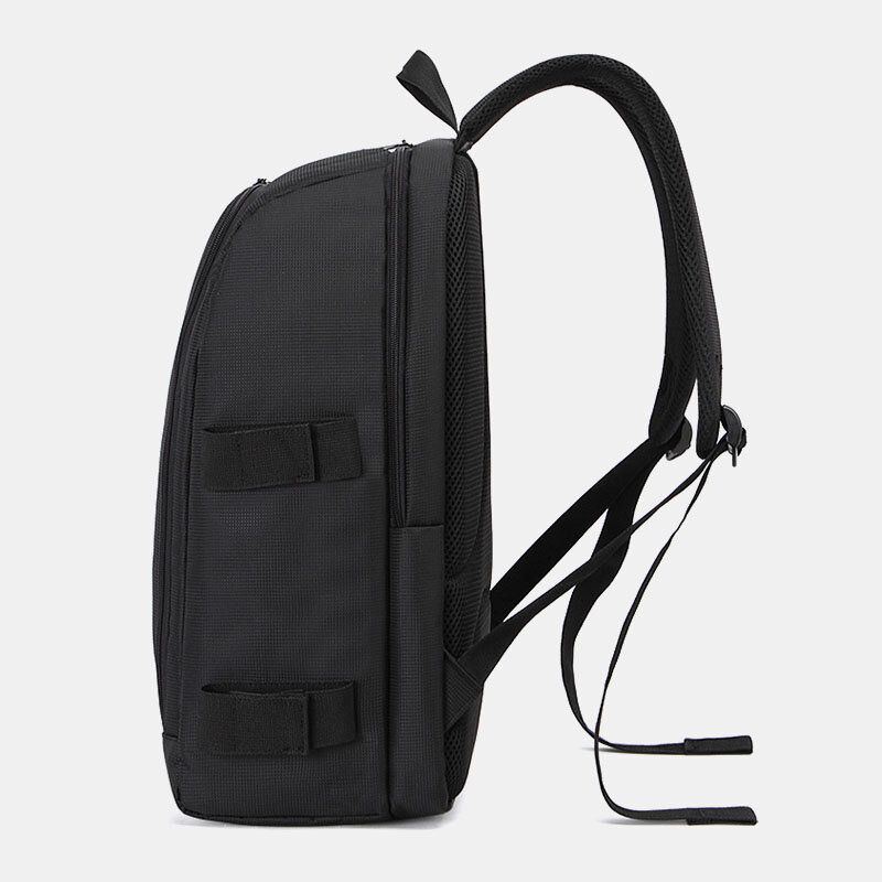 Herren Nylon Wasserdicht Einfarbig Große Kapazität Kameraausrüstung Laptop Kameratasche Rucksack