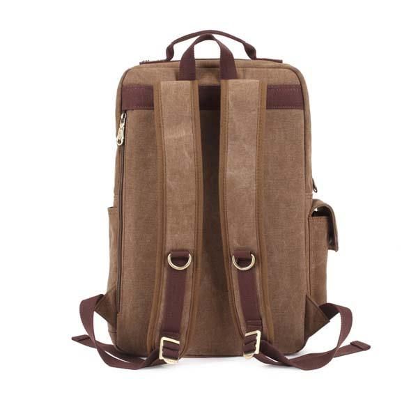 Herren Outdoor Canvas Schultern Reisen Schultaschen Rucksäcke Mit Großer Kapazität