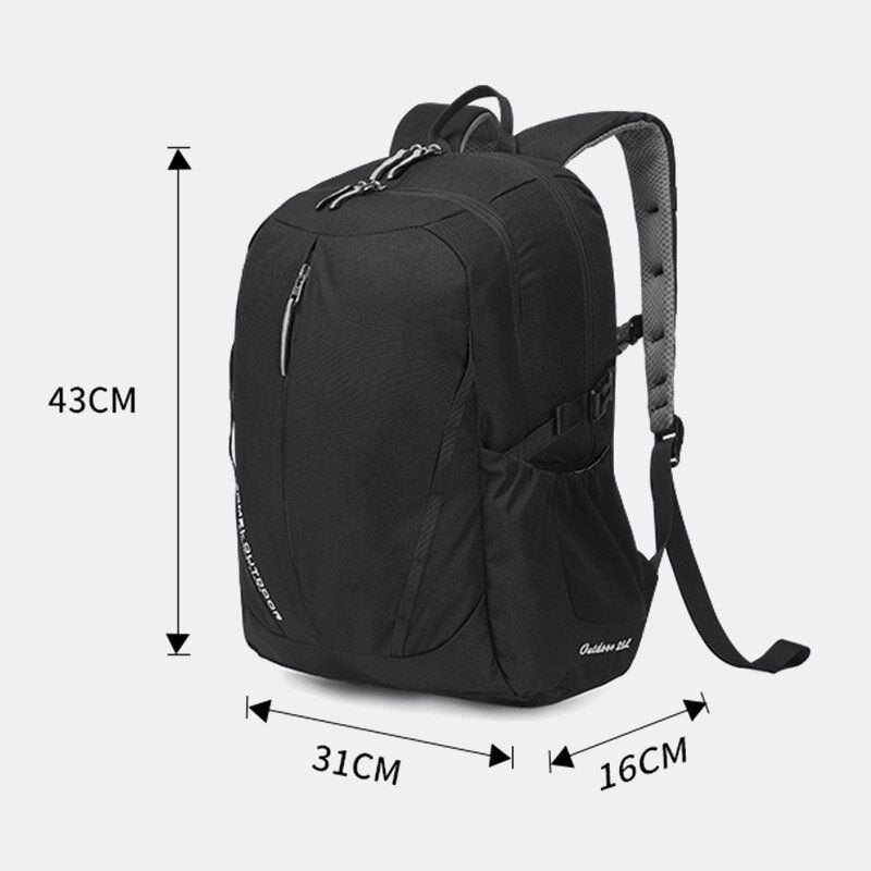 Herren Polyester Wasserdicht Leichtgewichtler Große Kapazität Sport Wandern Reiserucksack