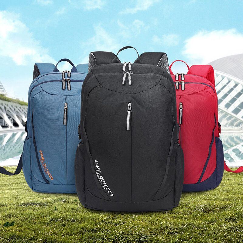 Herren Polyester Wasserdicht Leichtgewichtler Große Kapazität Sport Wandern Reiserucksack