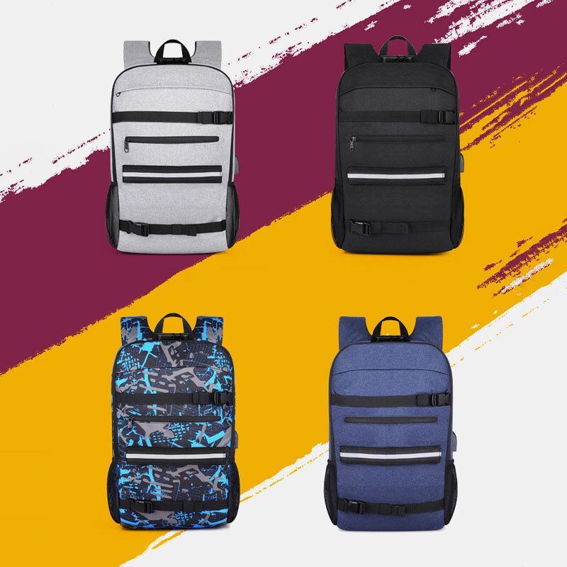 Herren Usb Aufladung Große Kapazität Camouflage Anti Diebstahl Business Casual 14 Zoll Laptoptasche Rucksack