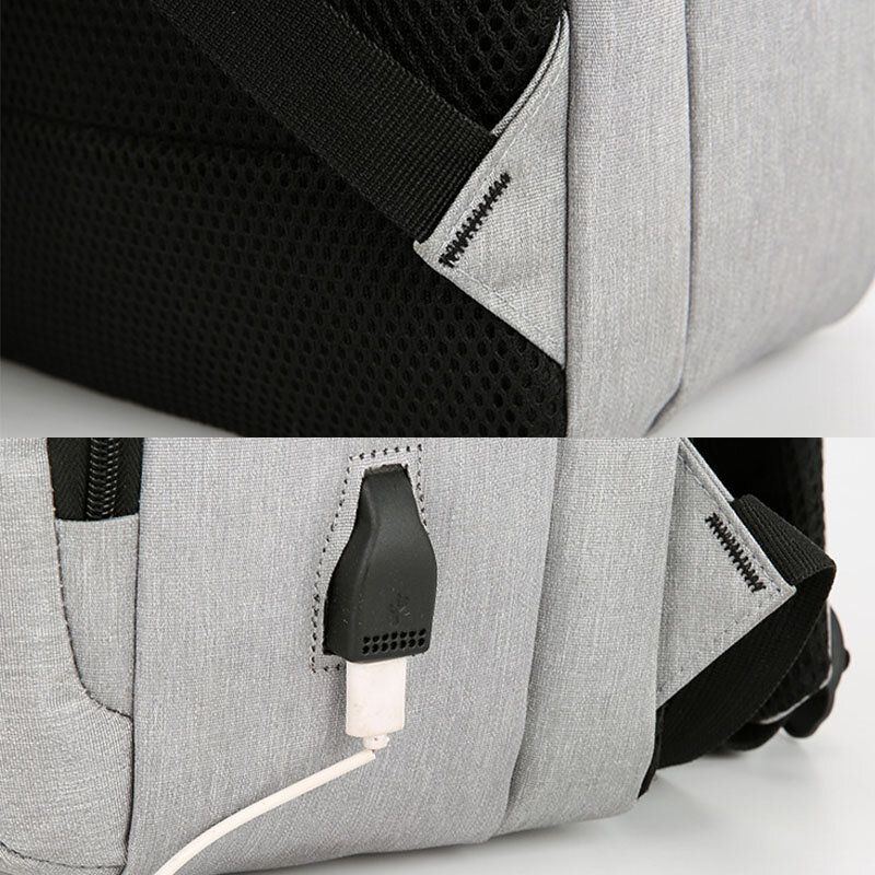 Herren Usb Aufladung Wasserdicht Große Kapazität Geschäftsreisen 16 Zoll Laptoptasche Reisetasche Rucksack