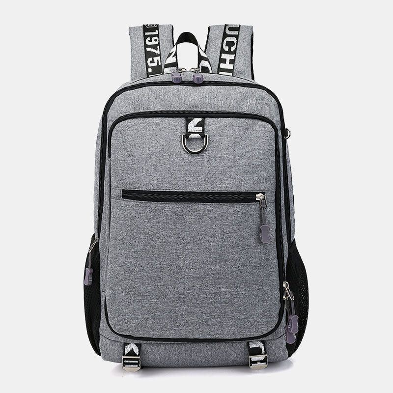 Herren Usb Ladeanschluss Große Kapazität 16 Zoll Multifunktionsrucksack Freizeittasche