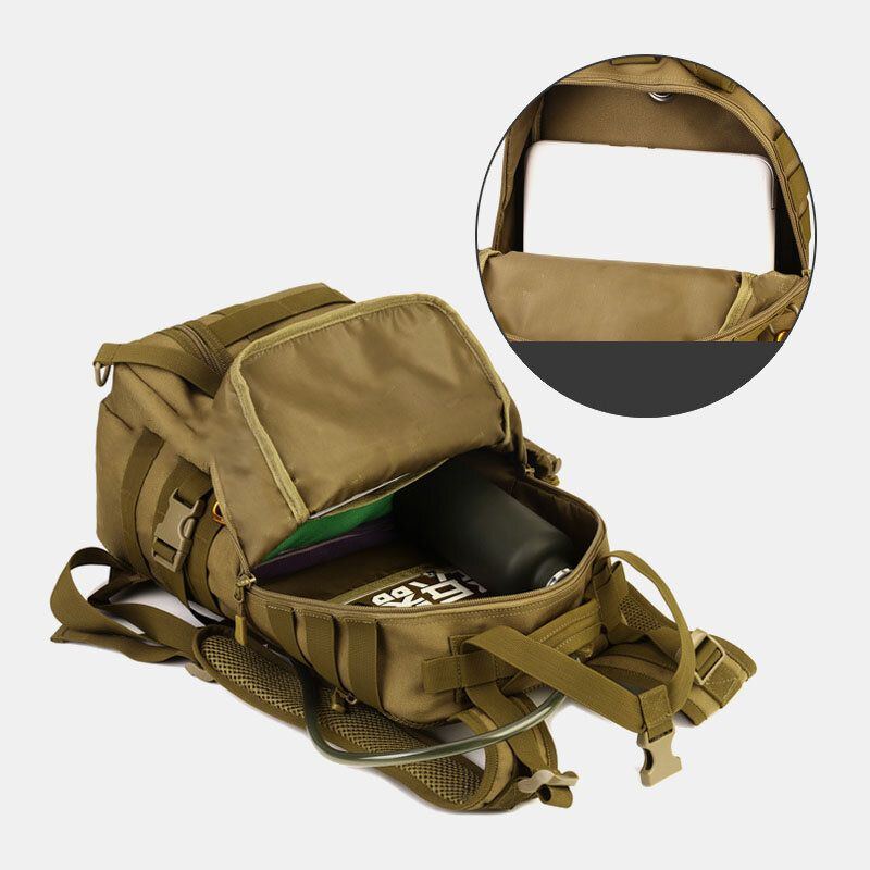 Men Canvas Camouflage Tactical Outdoor Klettern Reisen Reiten Camping Rucksack