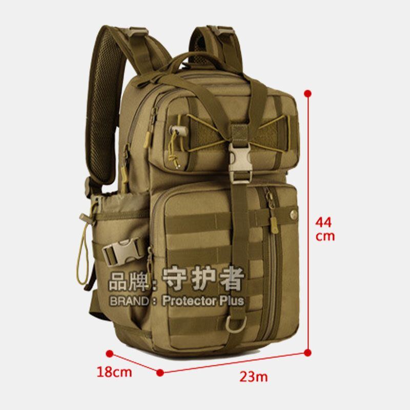 Men Canvas Camouflage Tactical Outdoor Klettern Reisen Reiten Camping Rucksack