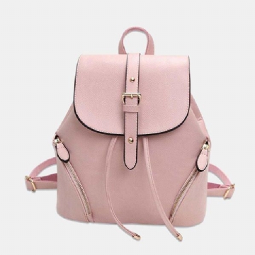 Minimalistischer Damen String Rucksack Mit Großem Fassungsvermögen