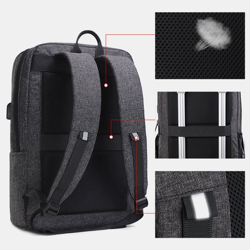 Multifunktionale Herren Rucksack Computertasche Mit Großem Fassungsvermögen Und Usb Ladeanschluss