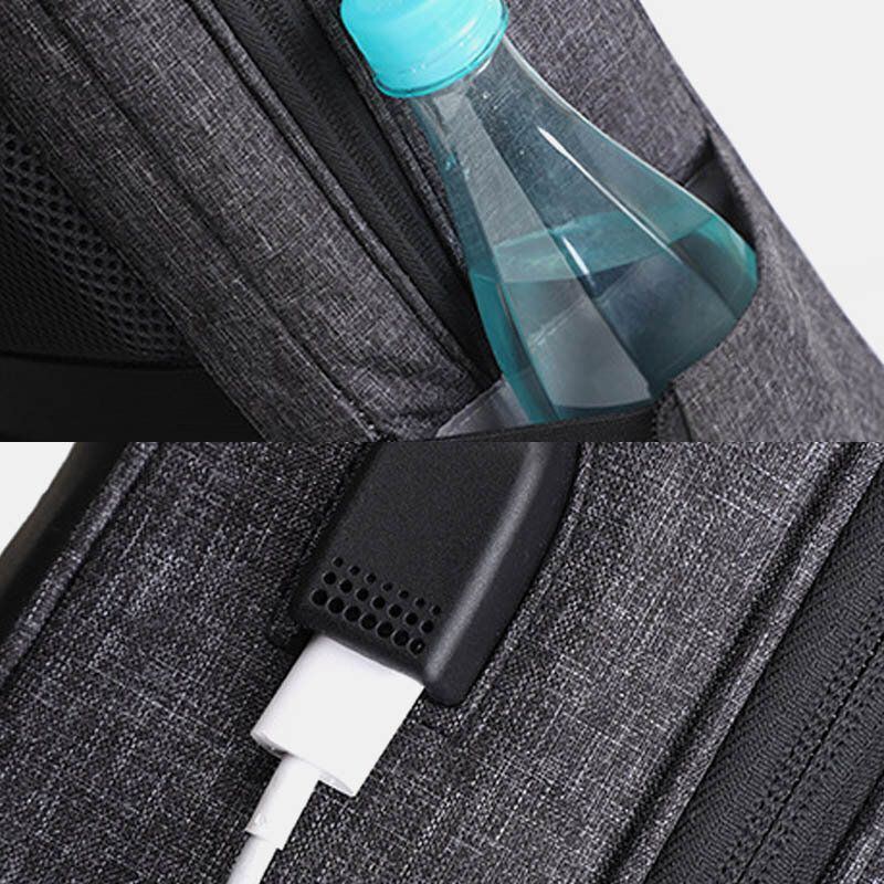 Multifunktionale Herren Rucksack Computertasche Mit Großem Fassungsvermögen Und Usb Ladeanschluss