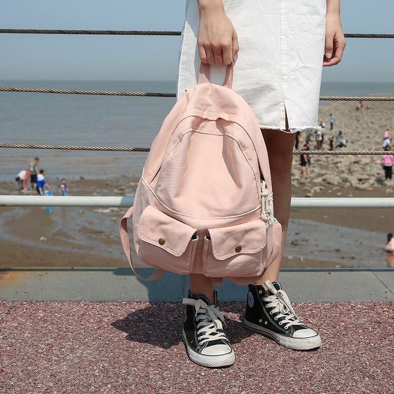 Multifunktionaler Canvas Rucksack Mit Großem Fassungsvermögen Für Damen