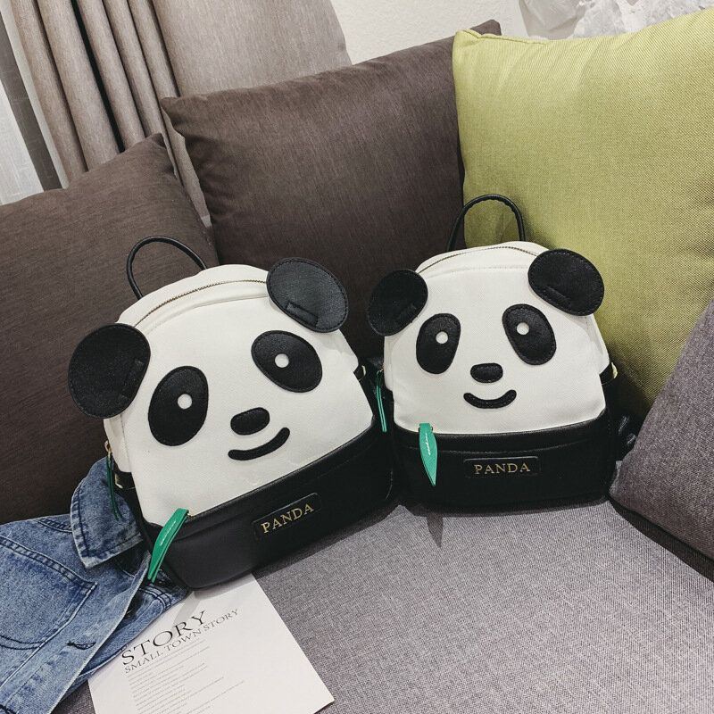 Olympische Winterspiele Der Damen Peking 2022 Niedlicher Panda Rucksack