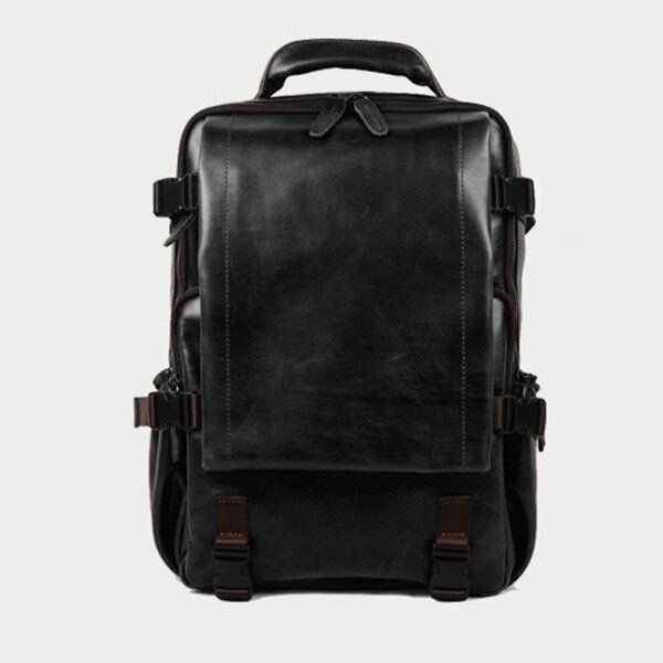 Solider Lässiger Multifunktions Laptop Flap Rucksack Für Herren