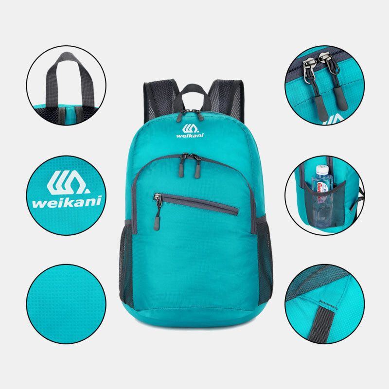 Superleichter Wasserdichter Faltbarer Tragbarer Outdoor Sport Und Bergsteigerrucksack Aus Nylon Für Damen Und Herren