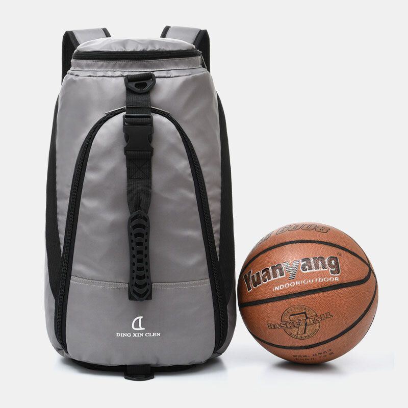 Unisex Nylon Für Herren Wasserdicht Abriebfest Für Den Außenbereich Große Kapazität Basketball Aufbewahrungstasche Reisetasche Sporttasche Rucksack